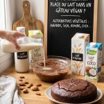 Par quoi remplacer le lait dans un gateau vegan ?